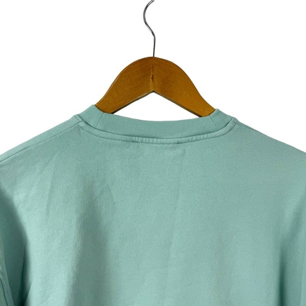 Acne Studios Fairah Face Patch Cotton Sweatshirt Mint Size XXS - Picture 12 of 16